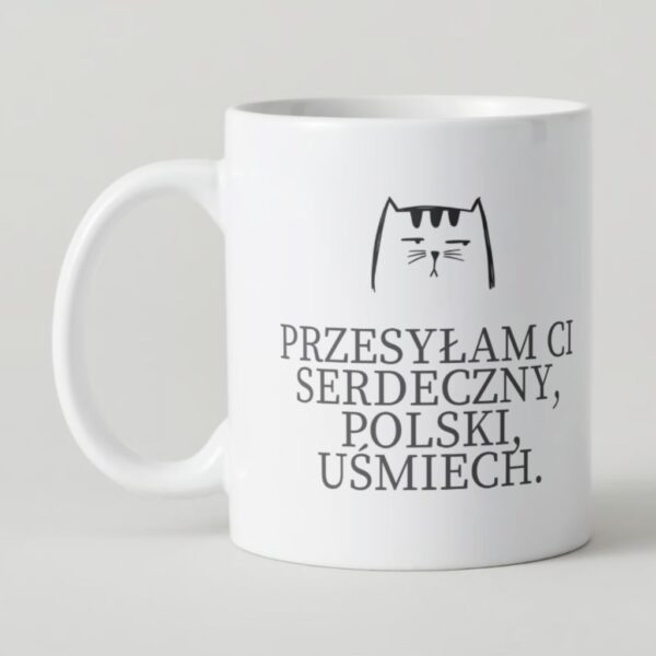 Kubek „Polski uśmiech” - śmieszny prezent dla rodaka