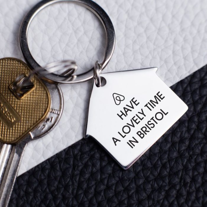 Personalised Airbnb keyring