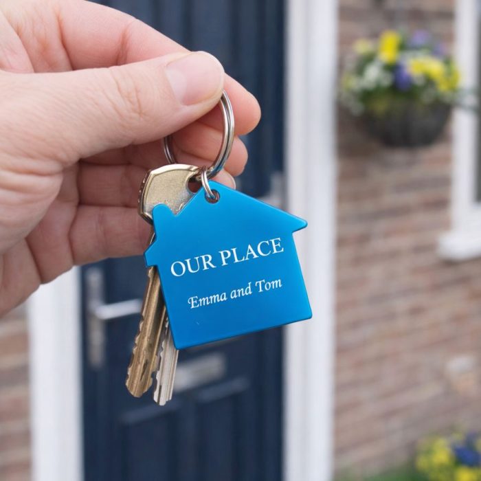 Personalised House Key Tag