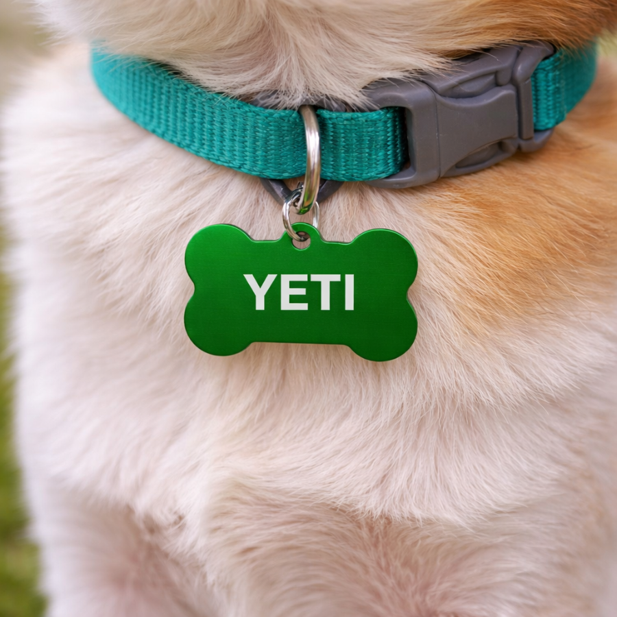 Small Personalised Dog Tag