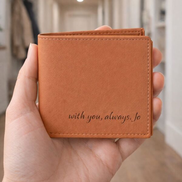 Personalised Card Wallet — Slim Engraved Holder