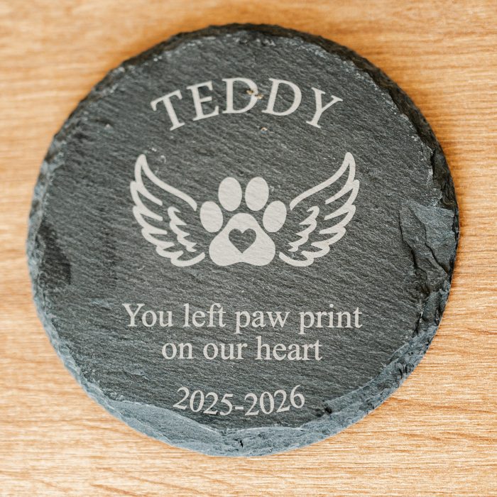 Personalised Pet Memorial Stone Coaster