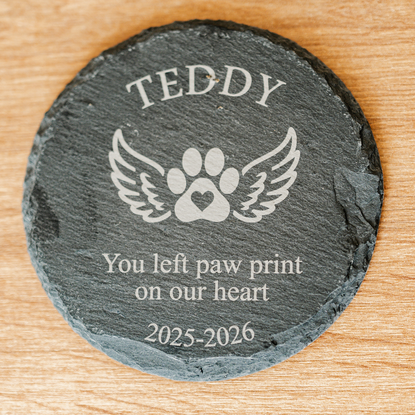 Personalised Pet Memorial Stone Coaster