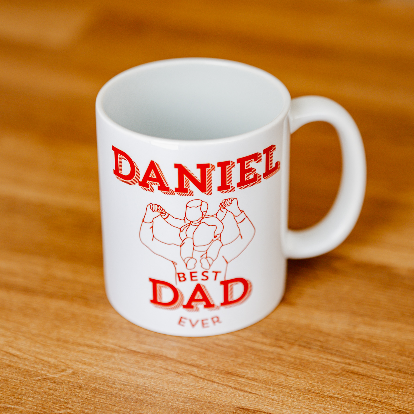Personalised Father’s Day Mug Best Dad Ever - Image 3