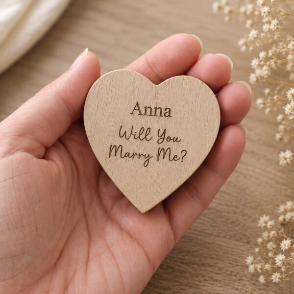 Personalised Proposal Ring Box