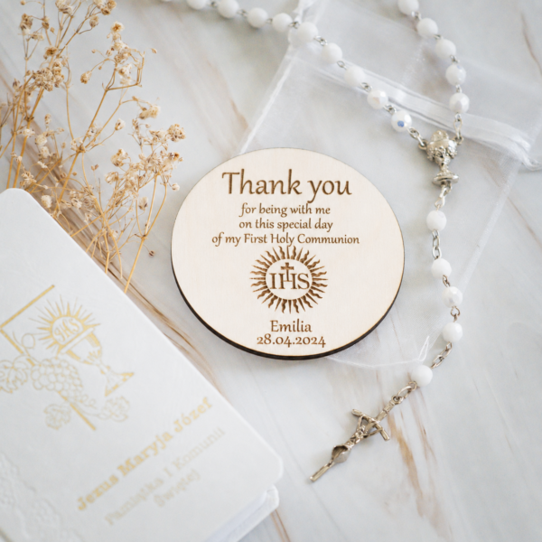Personalised Wooden Guest Favour Magnet