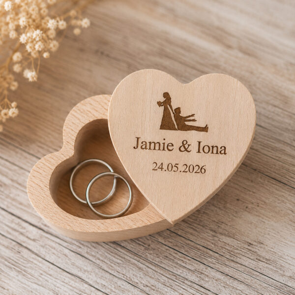 Funny Personalised Wedding Ring Box