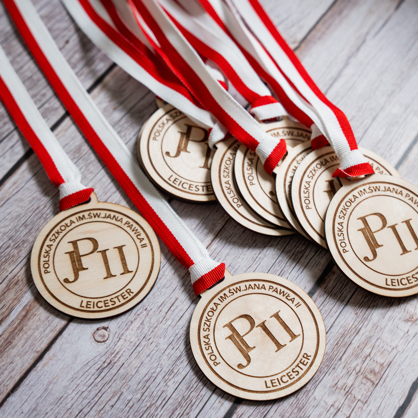 Custom Wooden Medals with Engraving - Image 2