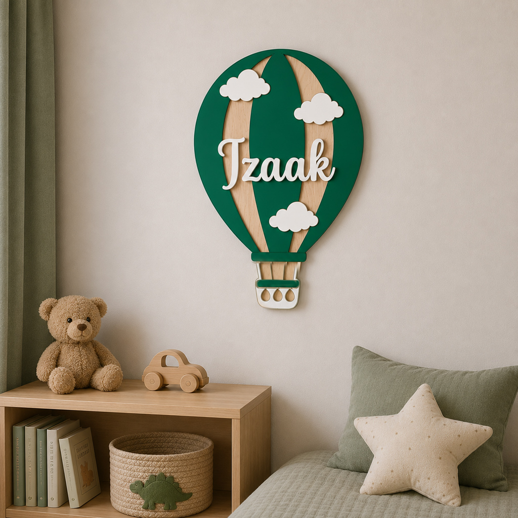 Personalised Hot Air Balloon Name Sign - Image 3
