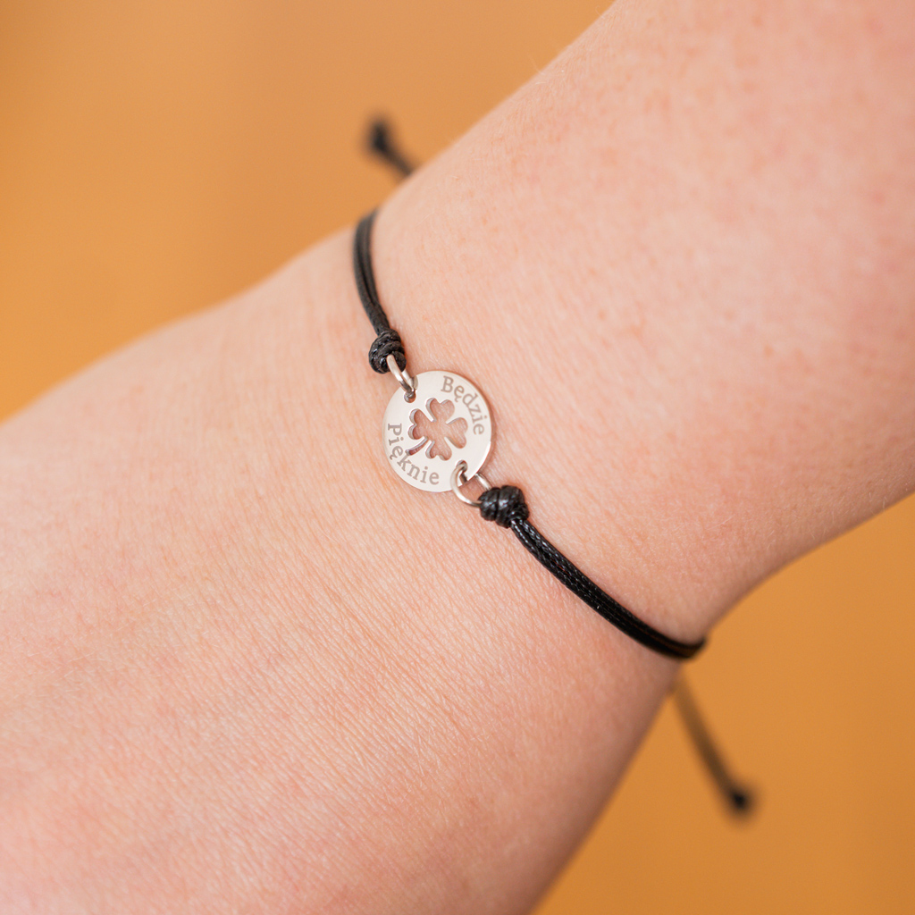 Personalised Lucky Clover Bracelet - Image 3