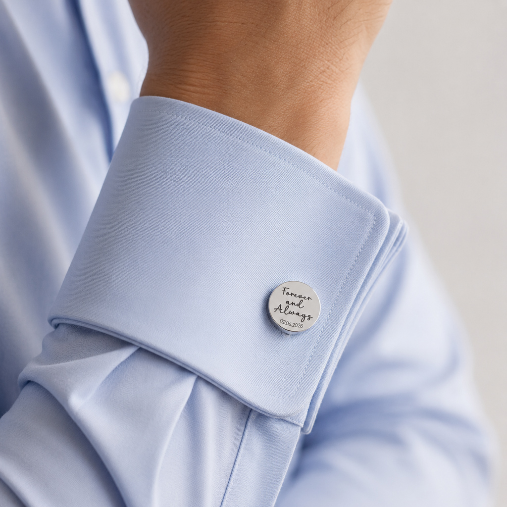 Personalised Stainless Steel Cufflinks - Image 2