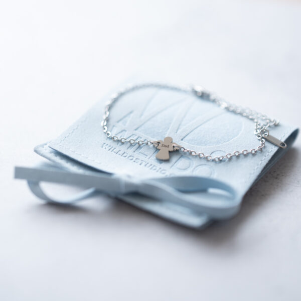Personalised Angel Charm Bracelet