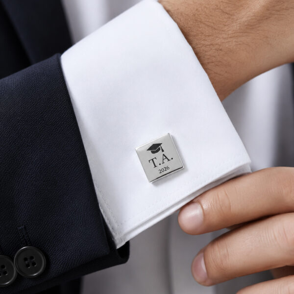 Personalised Graduation Cufflinks