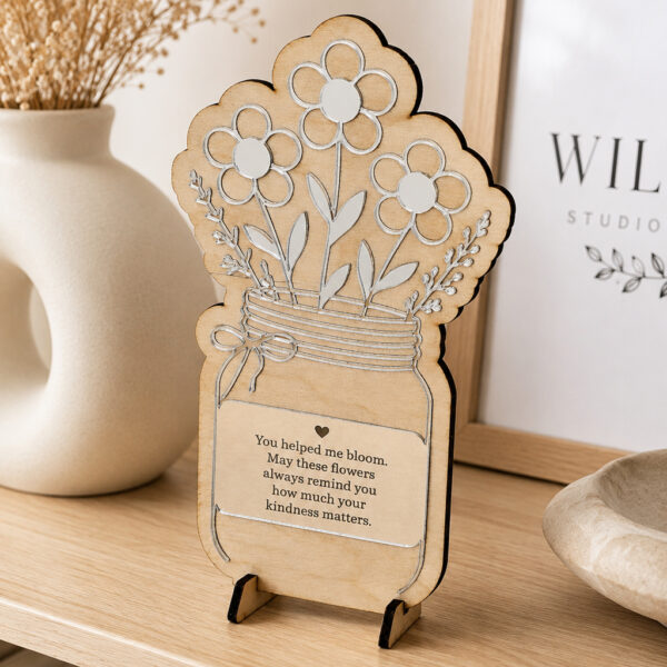 Personalised Everlasting Flowers Teacher Gift