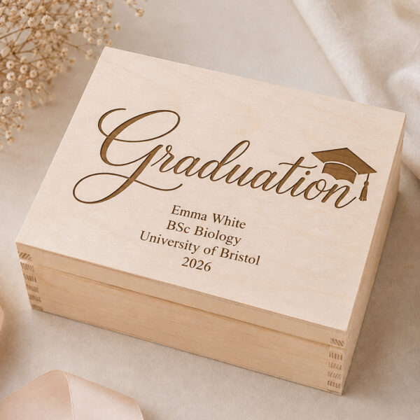 Personalised Graduation Keepsake Box