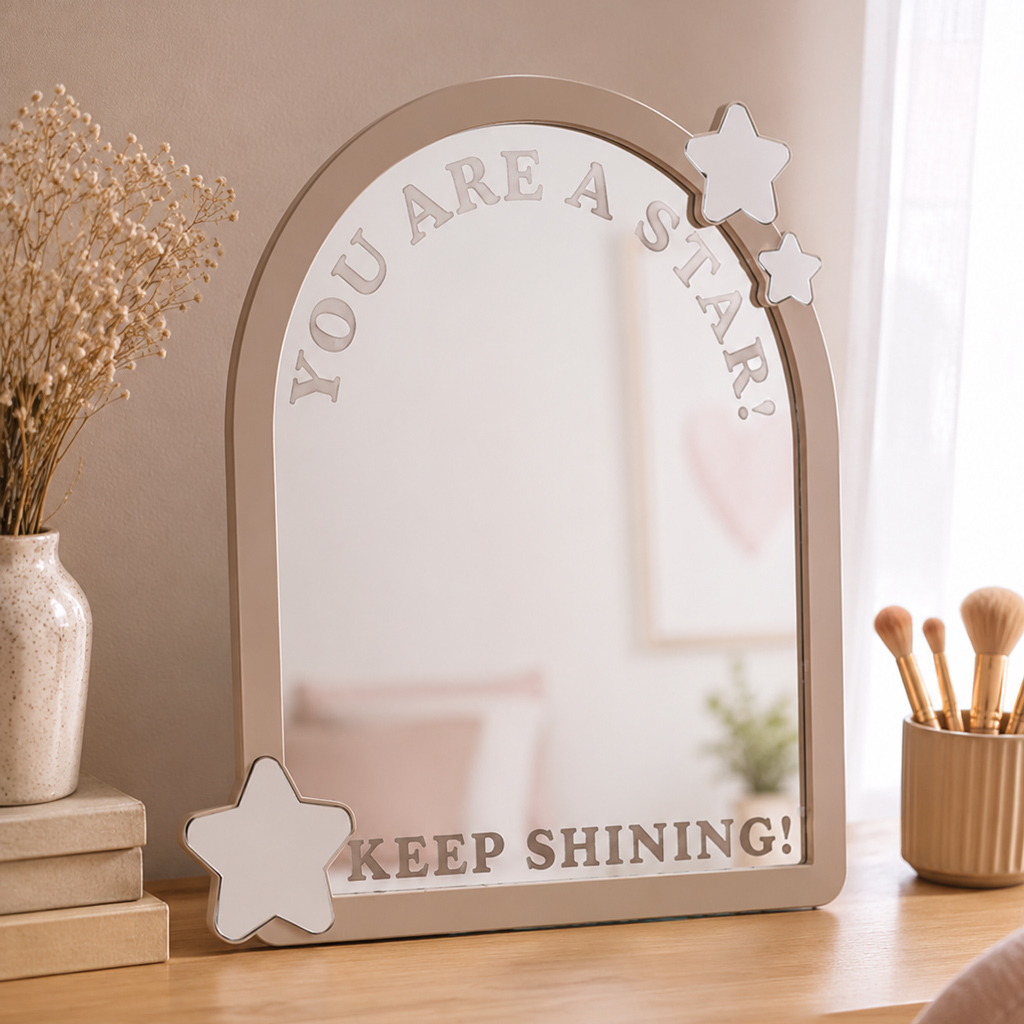 Mirror for Nursery and Kids Room - You Are A Star