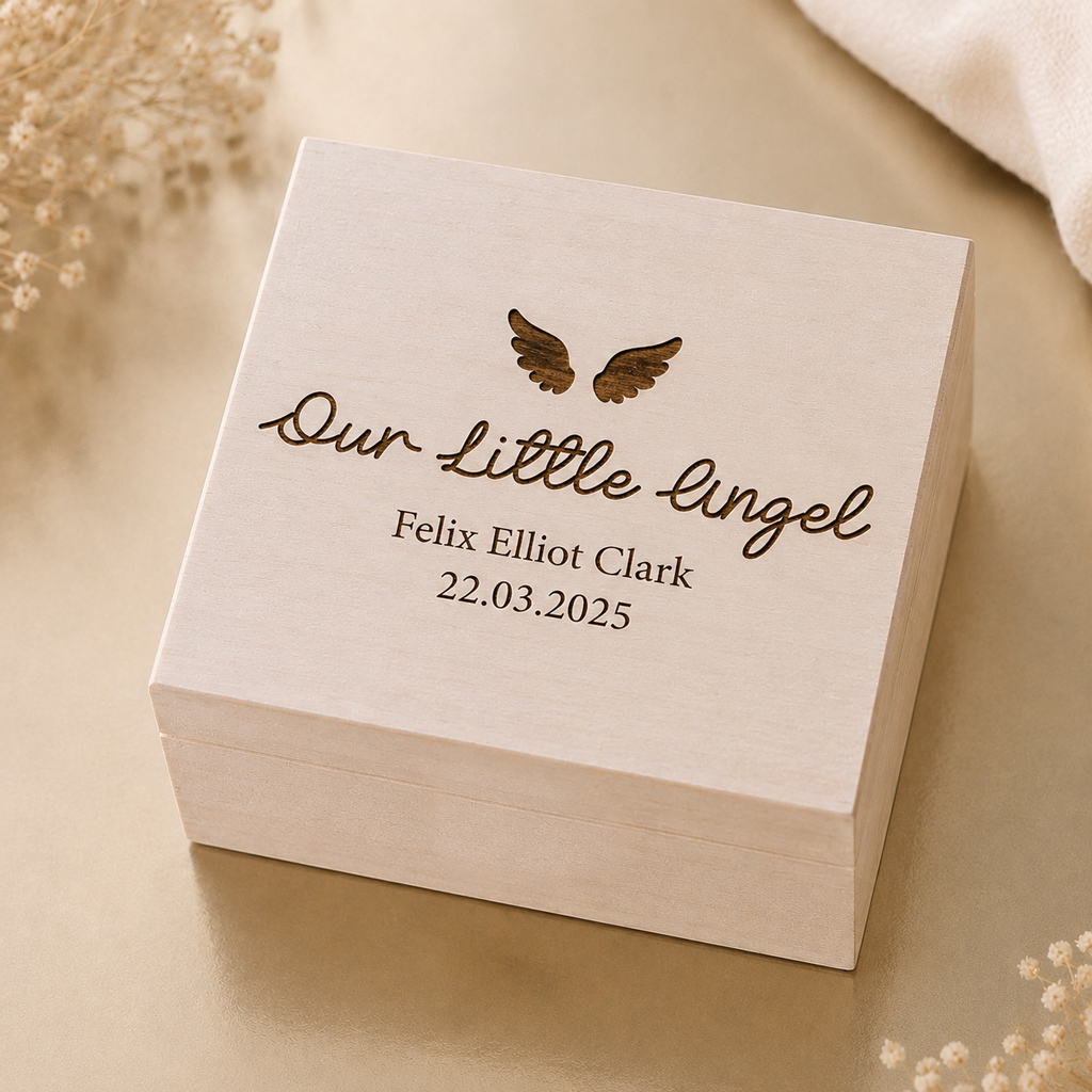 Personalised Baby Memory Box – Our Little Angel - Image 2