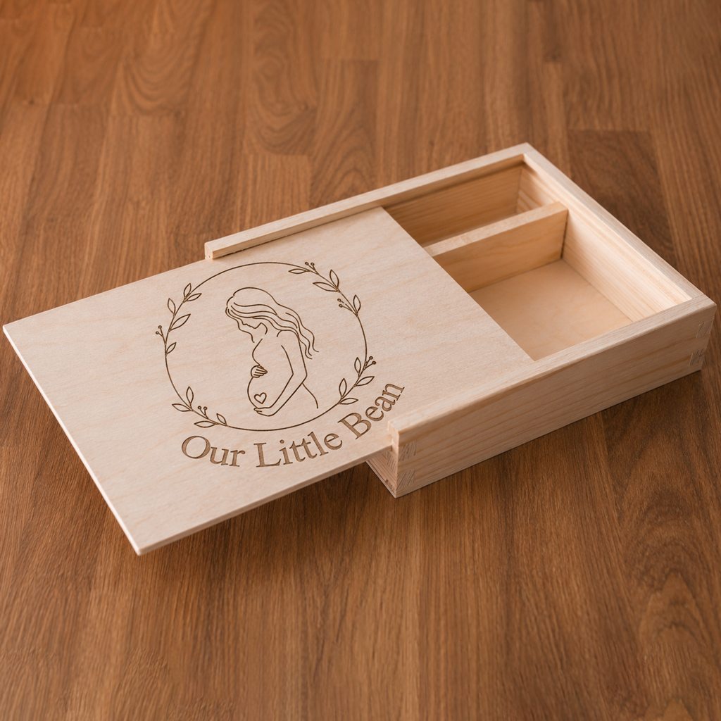 Personalised Baby Loss Memory Box – 'Our Little Bean' - Image 2