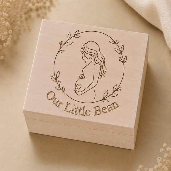 Personalised Baby Loss Memory Box – 'Our Little Bean'