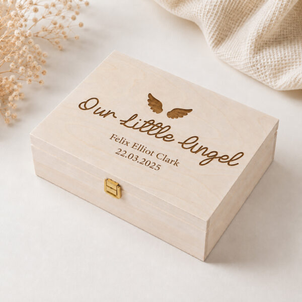 Personalised Baby Memory Box – Our Little Angel