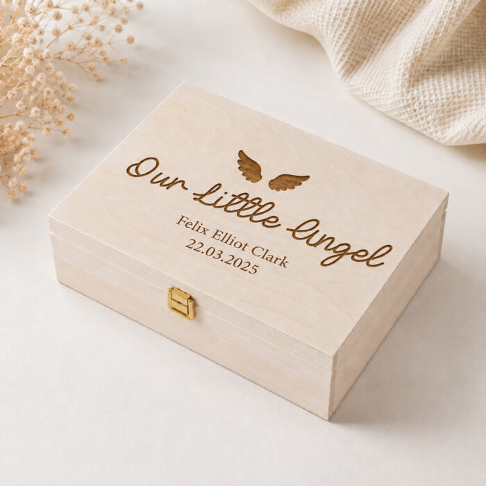 Personalised Baby Memory Box – Our Little Angel