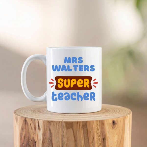 Personalised "Super Teacher" Mug