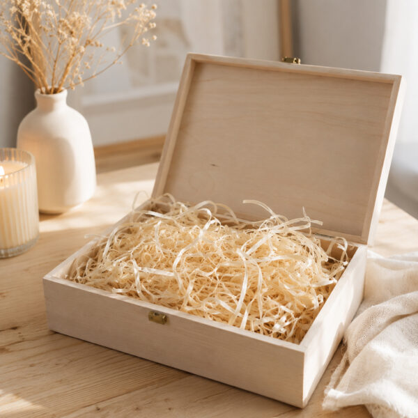 Wood Wool Gift Basket Box Filling