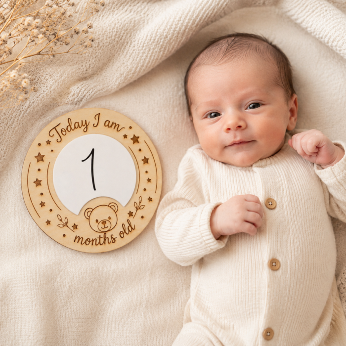 Reusable Baby Milestone Plaque