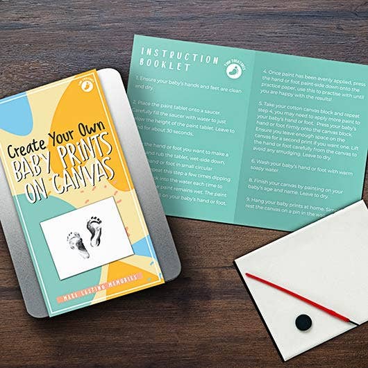 Baby Prints on Canvas Hand and Footprint Kit